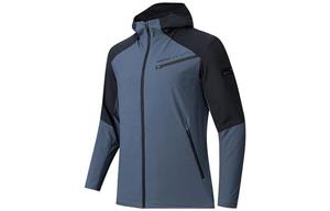 Куртка Variety Training Collection для мужчин, базовая, черная/синяя, с китовым плавником Anta, черный/синий