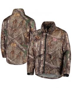 Мужская водонепроницаемая складная куртка с молнией во всю длину Realtree Camo New York Giants Sportsman Dunbrooke, зеленый