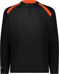 Holloway мужская куртка Clubhouse Pullover Cage с четвертью молнии, стильные длинные рукава
