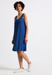 Платье-джемпер UNIFARBE Street One, металлик синий