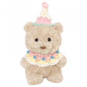 Медвежонок, милый исцеляющий маленький утонченный пушистый одетый плюшевый мишка, высота 20 см KUKADI