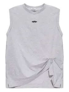 Декорированная футболка Vetements, серый