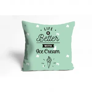 Декоративная подушка queence Fairlo лед Queence, Türkis + bedruckt