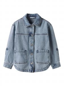 NAME IT Куртка межсезонная 'NKFGloria' в синем дениме