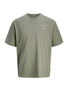 Jack & Jones Plus Футболка 'JJEURBAN EDGE STUDIO' в сером цвете