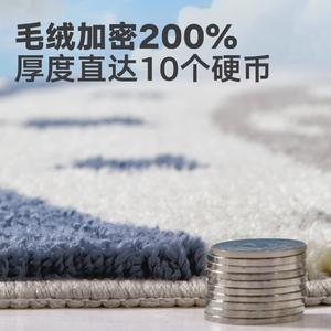 Dajiang Ковер 40x60 см для ванной комнаты, с рисунком Bubble Bear, быстровпитывающий, с усиленным противоскользящим покрытием