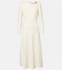 Коктейльное платье из креп-сатина Roland Mouret, белый