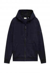 Толстовка, разделенный карман-кенгуру, ребристые манжеты, мужская TOM TAILOR, цвет 10668 Sky Captain