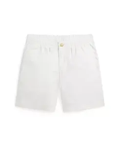 Детские и мальчиковые легкие шорты из твила Polo Ralph Lauren, белый