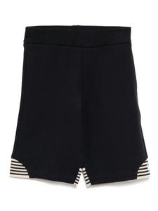 Хлопковые шорты Emporio Armani Kids, синий