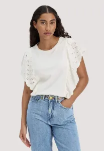 Футболка с принтом Hessnatur, Naturweiss