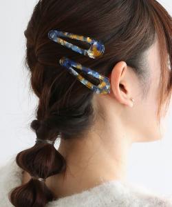 Набор булавок с мраморным узором Colleca La, цвет Blue