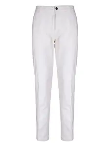 Вельветовые брюки на пуговицах Eleventy, белый