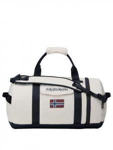 Napapijri Дорожная сумка Bering Travel - 56 см (тибетский красный) бежево-серебристого цвета