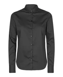 Черная рубашка с длинными рукавами Mos Mosh, черный