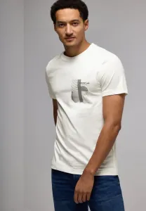 Футболка с принтом Street One Men, Weiß