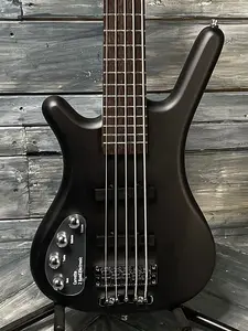 Warwick Left Handed RockBass Corvette Basic 5-струнный электрический бас Nirvana Black Transparent Satin