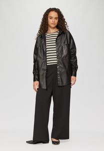 Топ с длинными рукавами QS, черный