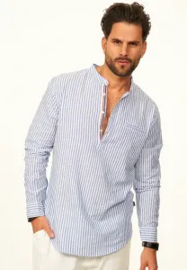 Рубашка langarm sommer gestreift Carisma, Blau