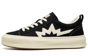 Низкие скейтерские кеды LEAVELAND для мужчин, черные