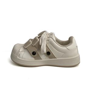 Lanza Женские низкие скейтерские кеды бежевые, цвет Beige