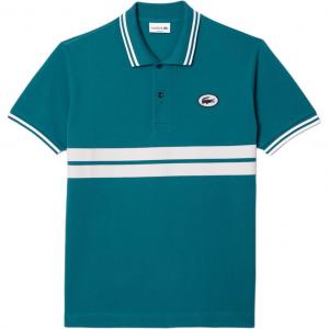 LACOSTE Поло мужское Emerald Blue