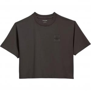 Футболка с рукавом дроп-шоулдер женская COACH, Umber