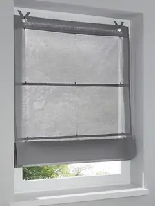 Римская штора / люверс Kessy Bessy без сверления | серый 60x140 Kutti