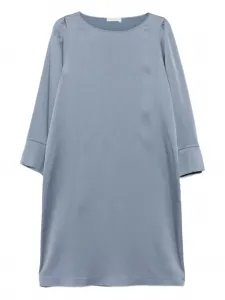 Платье миди с манжетами Le Tricot Perugia, синий