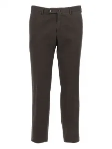 Брюки со стрелками Pt Torino, коричневый