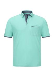 Рубашка-поло МЕЛЬКЕР JAN VANDERSTORM, цвет Türkis