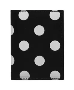 Складной кошелек в горошек Comme Des Garã§Ons, черный