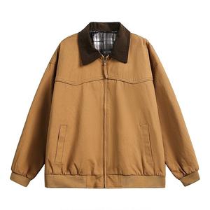 Куртка Unisex Lapel Moderate VanCamel, темно-хаки[padded and thickened style]