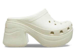 Сабо «Сирена» и сабо на каблуке Crocs, белый