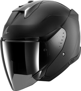 Shark skwal i3 jet dark shadow jet helmet, Black Matt