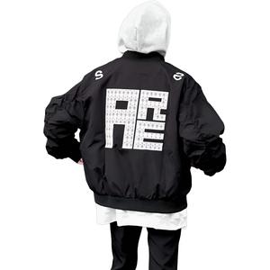 Куртка женская с воротником бейсболка утепленная NEVER RULE, черный[padded and thickened]