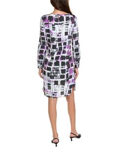 Платье-рубашка с воротником St. John Bateau, черный