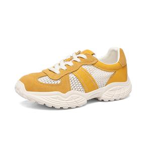 Golden Silk Rabbit Женские низкие повседневные туфли бежево-желтые, цвет Beige Yellow