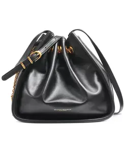 Сумка кросс-боди Plainview с цепочкой и шнурком Donna Karan New York, черный