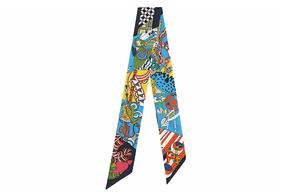 Шёлковый платок Twilly HERMES для женщин Многоцветный