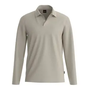 Футболка-поло BOSS Pittman 240 10231018 01, бежевый