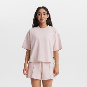 Женская базовая футболка oversize короткая SPORTSWEAR Decathlon