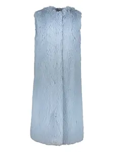 Жилет из искусственного меха Herno, синий