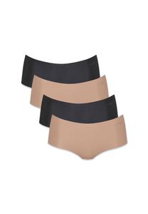 Шорты 4 шт. в упаковке - без микрофибры 2.0 шорты из микрофибры однотонные Sloggi, мультиколор