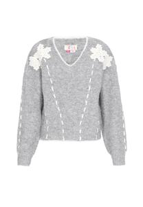 Большой свитер IZIA, светло-серый