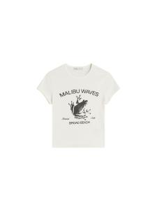 Рубашка Bershka, Wool White