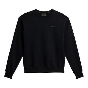 Толстовка adidas originals x Fei Dong Pw Bas Crew Sports Ribbed Round Neck Pullover Unisex Black, черный