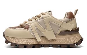 Женские повседневные туфли низкие бежево-коричневые EBLAN серые