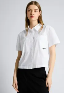 Блузка свободного кроя на пуговицах Tom Tailor Denim, White