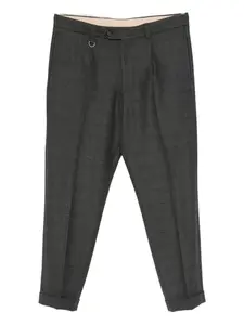 Брюки с заложенными складками Paolo Pecora, серый